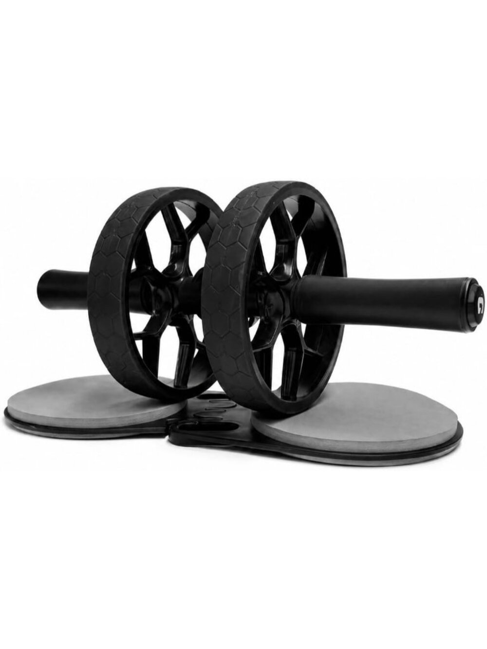 Ab Roller Wheel Dual Wheels Abdominal Core Workout Fitness Equipment Knee Pad